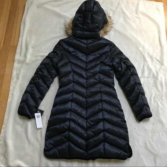 Dawn Levy Chevron Quilted Down Jacket -size XS - Picture 4 of 7